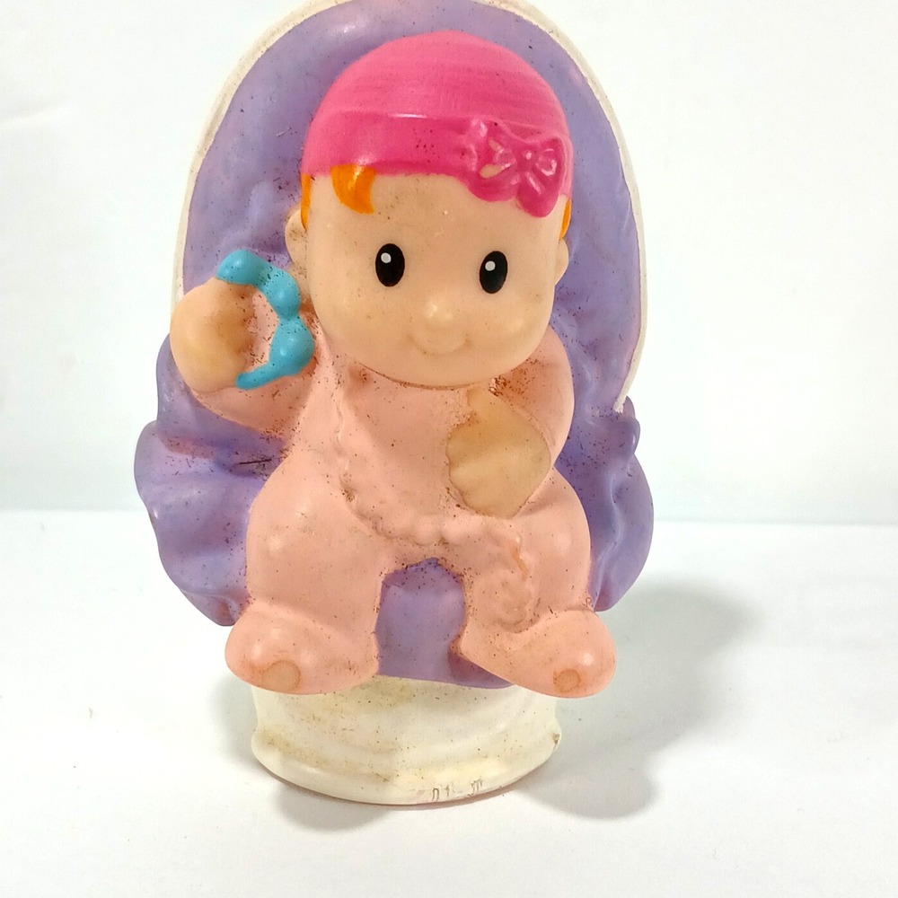 Fisher Price Little People Baby in Car Seat Chair